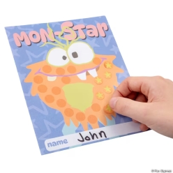 Monster Mayhem Rewards Sticker Charts-24Pk